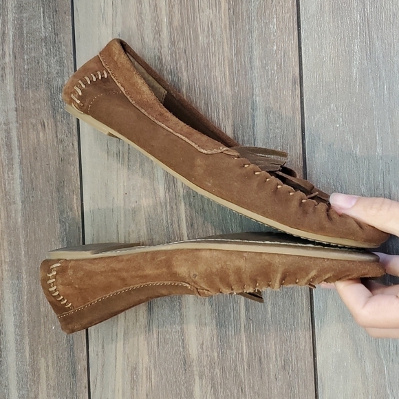 Steve Madden Women Suede Boho Loafer Flats shoes sz 8.5M - Picture 8 of 12